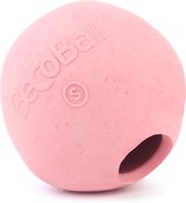 Beco RubberTreat Ball - Snackbal voor Brokjes - Sterk & Milieuvriendelijk - Groen, Blauw en Roze - S/M/ L - Kleur: Roze, Maat: Small