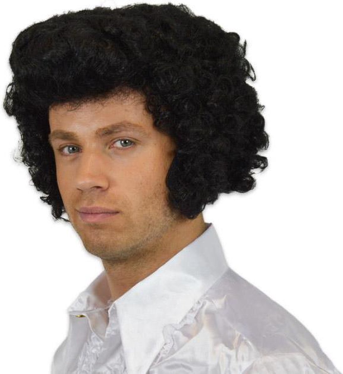 Rockstar pruik zwart
