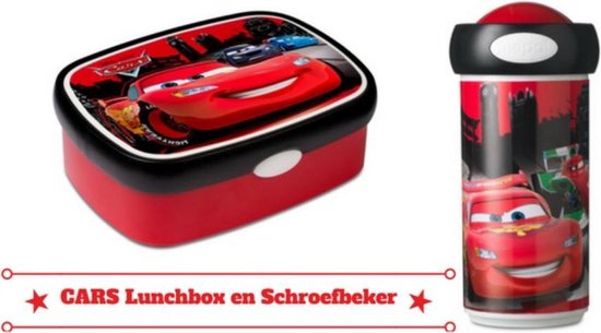 Cars Lunchbox en Schroefbeker, set, Mepal | bol.com