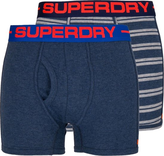 Superdry Onderbroek - Maat S - Mannen - blauw/grijs/rood | bol.com
