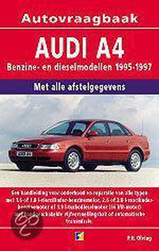 Cover van het boek 'Vraagbaak Audi a4 benzine/diesel 1995-1997'