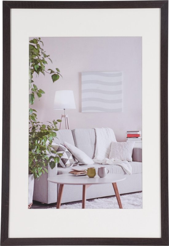 Fotolijst - Henzo - Modern - Fotomaat 40x60 cm - Donkerbruin
