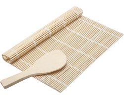Sushi matje met houten lepel | Rijst | Japans