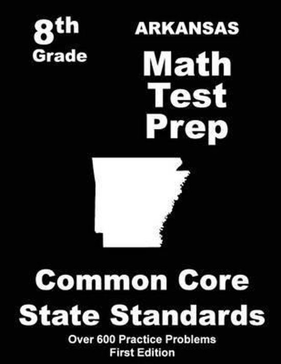 Arkansas 8th Grade Math Test Prep - cover