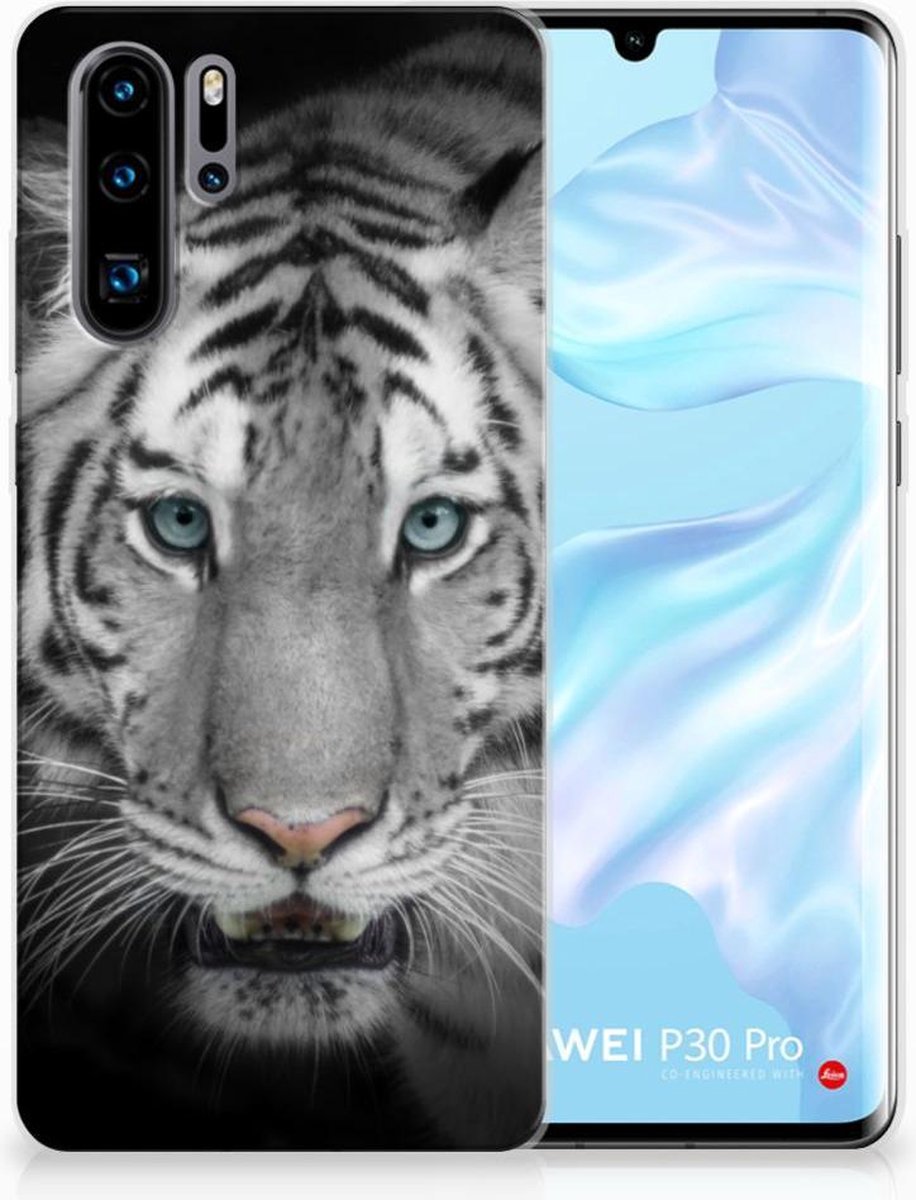 Huawei P30 Pro TPU Hoesje Tijger