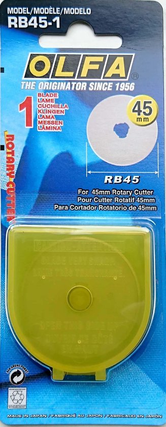 Olfa RB45-1 - Reservemes - 1x 45 mm - Blister