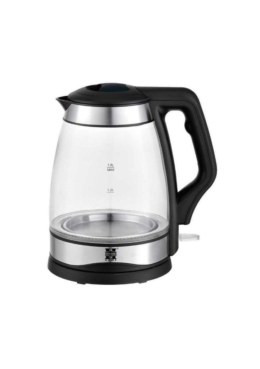 Herzberg HG5044 1.8L Electric Glass Kettle With LED Light Indicator