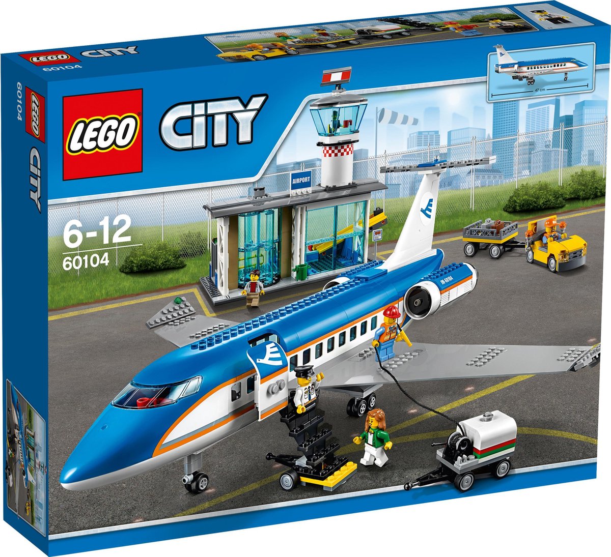 reinigen George Bernard Groet LEGO City Vliegveld Passagiersterminal - 60104 | bol.com