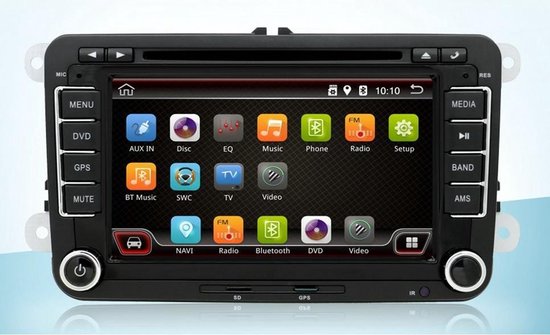 banner Geroosterd versterking Android 6.0 DVD navigatie radio 7” VW Volkswagen Golf Touran Polo Passat,  GPS, Wifi,... | bol.com