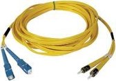 Tripp Lite Singlemode Fiber Optics 1-m (3-ft.) Duplex SMF 8.3/125 Patch Cable, SC/ST