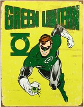 Green Lantern Wandbord 'Retro' - Metaal - 30 x 40 cm