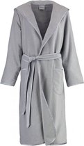 Cawö korte dames badjas velours met capuchon wit  maat 36