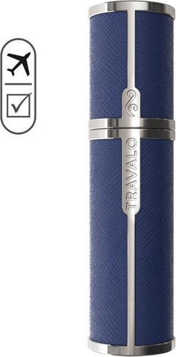 Goedkoopste Travalo Milano Luxury Bag Atomizer Blue - 5 Ml - 65 Sprays
