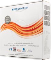 Hirschmann KOKA9TS / 100 - Câble coaxial 4G - 100 m - Blanc