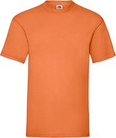 Fruit of the Loom - 5 stuks Valueweight T-shirts Ronde Hals - Oranje - S