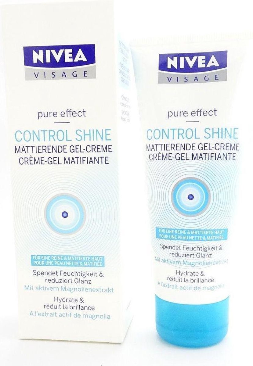 Nivea Gezichtsverzorging - Control Shine Matterende Gel-Crème 75 ml |  bol.com
