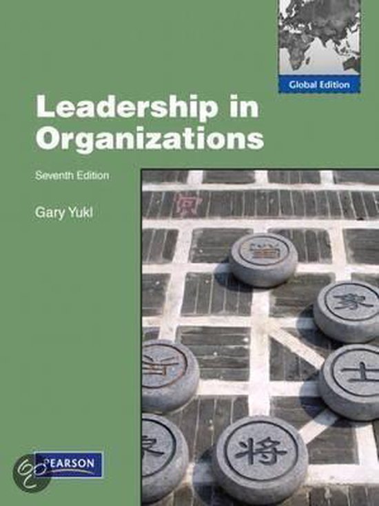 Leadership In Organizations - cover