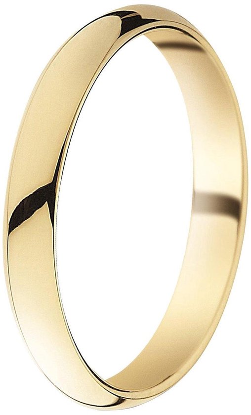 Alliance Orphelia - Or jaune 9 carats - largeur 2,5 mm - OR110 / 25 / NJ / 60