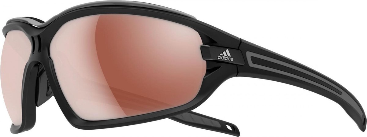 adidas Evil Eye Evo Pro - Sportbril - Lenscat. 3 - ☀ - L - Black Matt/Grey  | bol.com