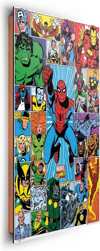 REINDERS Marvel superhelden - Schilderij - 60x90cm | bol.com