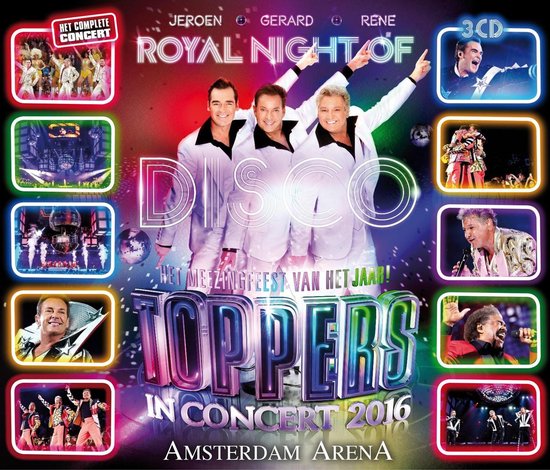 logboek mug antenne Toppers In Concert 2016 - Royal Night of Disco, Toppers | CD (album) |  Muziek | bol.com