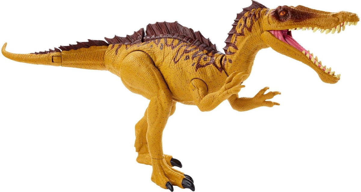 Mattel Jurassic World Uncaged Dinosaurio de fuego Figura de acción con sonidos y sensores interactivos, juguete 4 años (GYW89