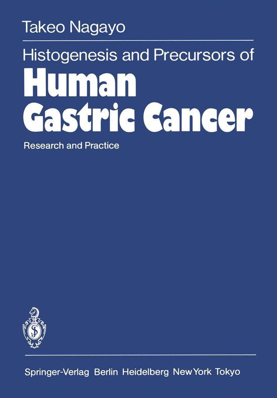 Medicine (R0) - Histogenesis and Precursors of Human Gastric ... - cover