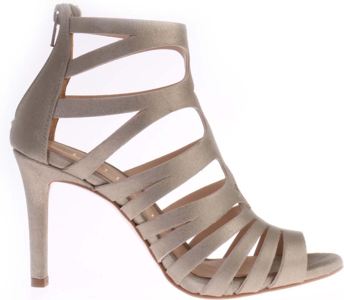 Gouden Unisa Wandeo Sandalen Met Hak bol