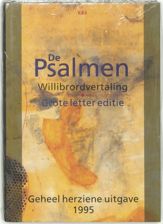 Cover van het boek 'De Psalmen / Willibrordvertaling 1995 / deel Grote letter editie / druk 1'