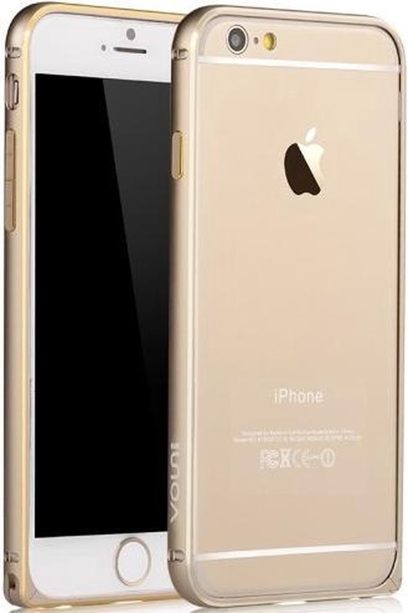 partij Economie bed iPhone 5 5S SE Aluminium Bumper Case Gun Champagne Gold PREMIUM | bol.com
