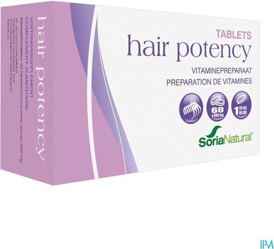 Soria Natural Hair Potency - 60 Tabletten