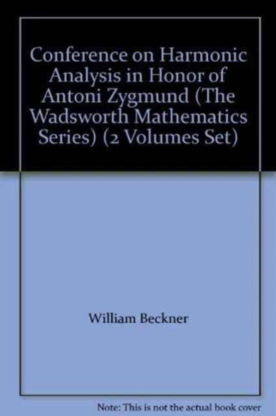 Harmonic Analysis 9780534980436 Boeken