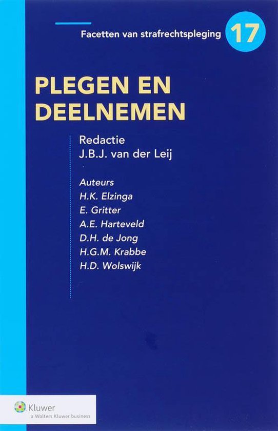 Cover van het boek 'Plegen en deelnemen / druk 1'