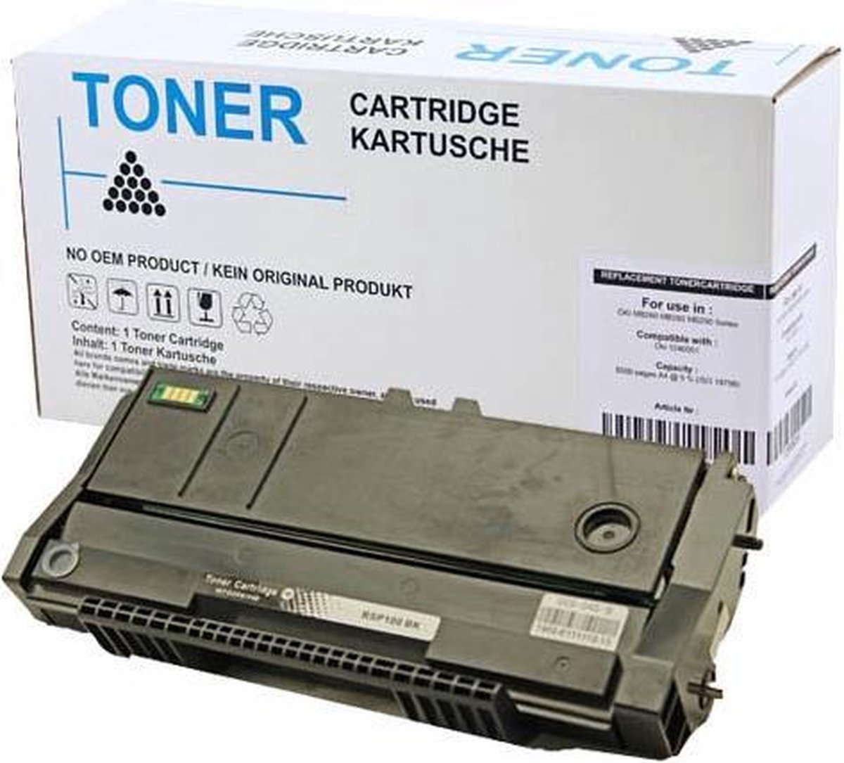 LCL Cartouche De Toner Compatible 407166 407165 SP100E SP112SU SP112SF