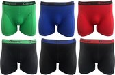 Giorni katoenen heren boxers set van 6 stuks maat M