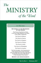 The Ministry of the Word 21 - The Ministry of the Word, Vol. 21, No. 2