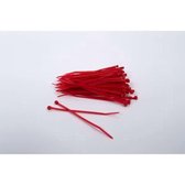 Kabelbinders/tyraps rood. 300mm x 4.8mm. 10x100 stuks + Kortpack pen (099.0243)