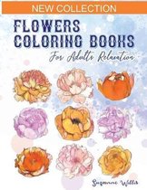 Flowers Coloring Books for adults relaxation