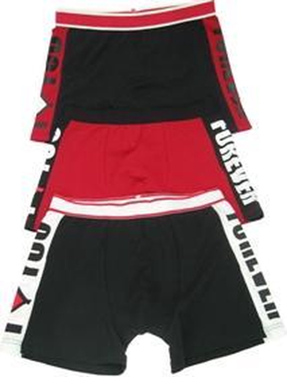 Gifa Boxer I Love You - Stoere short van katoen en elastaan - XL