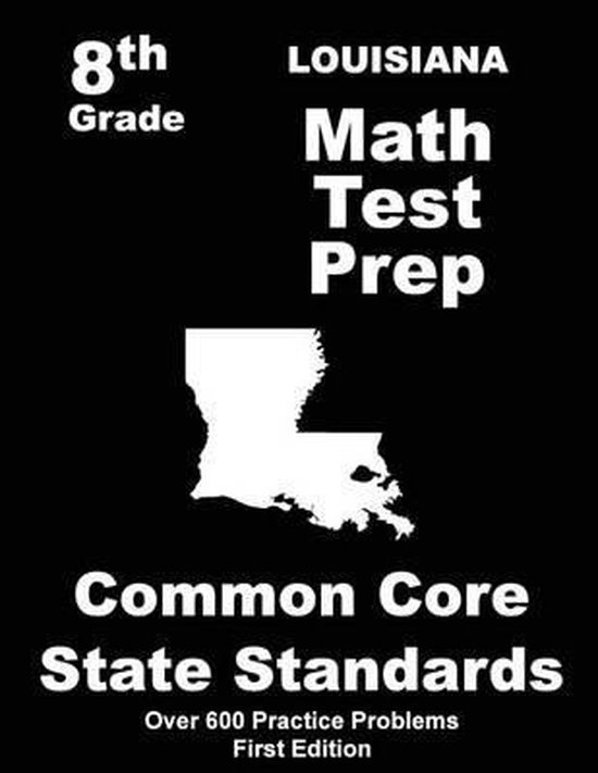 Louisiana 8th Grade Math Test Prep - cover