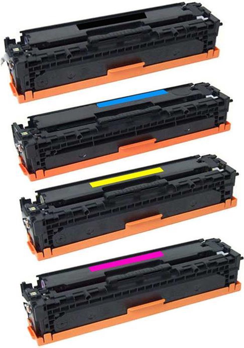 Toner Huismerk 410A Set 4 kleuren geschikt voor HP CF410A, CF411A, CF412A, CF413A