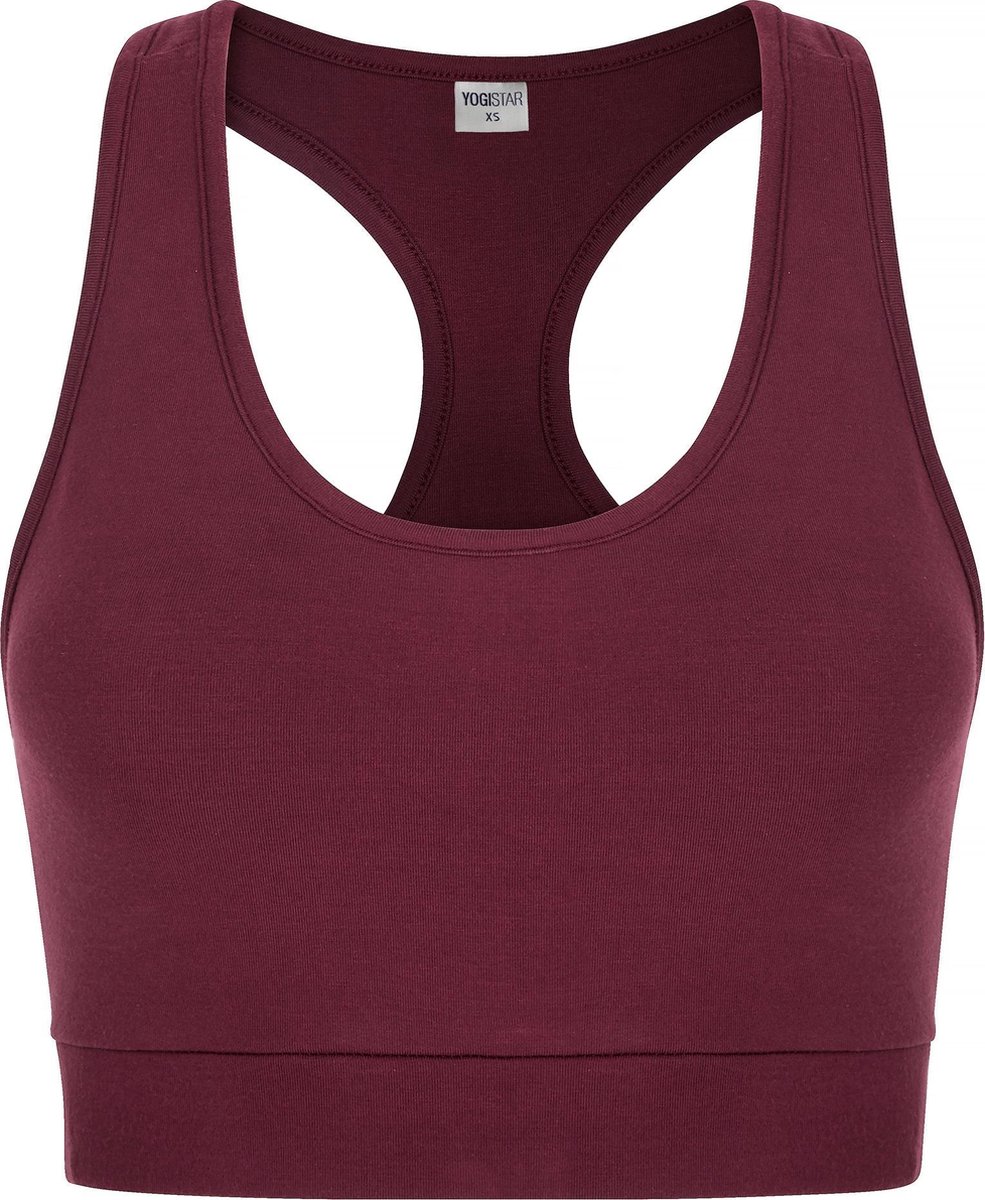 Yoga-Bra "Balance" - claret