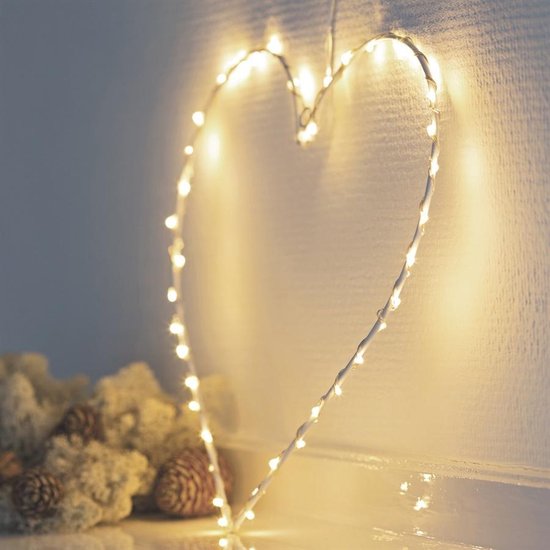 Sirius Home - Decoratieve verlichting - Lamp Hart vorm - 40 lampen Hartje - LED... | bol.com