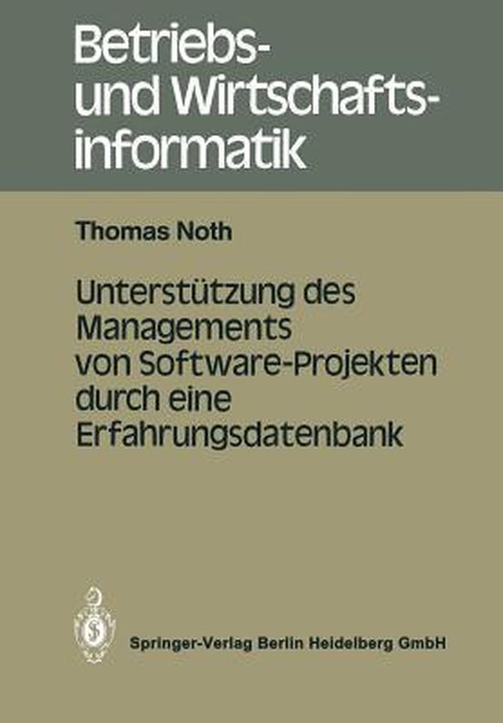 Unterstützung Des Managements Von Software-projekten Durch  ... - cover