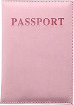 KELERINO. Paspoort Hoes - Paspoort Houder - Leer - Licht Roze