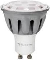 Verbatim - LED light bulb with reflector - shape: PAR16 - GU10 - 6.5 W ( equivalent 36 W ) - class A - warm white light - 3000 K