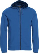 Clique Classic Hoody FZ Kobalt maat L