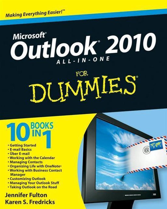 Outlook 2010 All-in-One For Dummies - cover