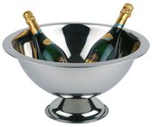 RVS champagnekoeler - ø45 x h23 cm