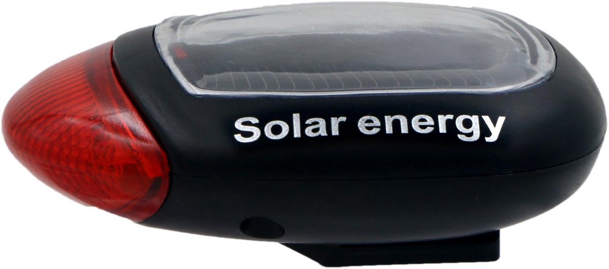 Handige solar fietslamp